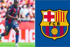 巴薩有意！阿斯談萊萬特前鋒艾永合同：解約金3000萬，含轉(zhuǎn)會分成