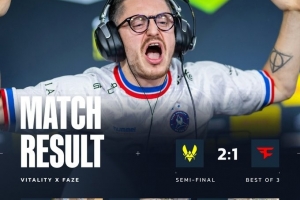 熬老頭成功！Zywoo77殺 ropz槍法不講理 小蜜蜂2-1FaZe進決賽