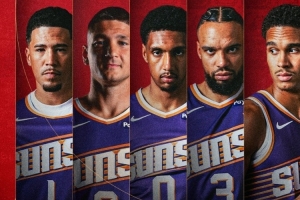 中國賽太陽VS籃網首發：布克狄龍阿倫領銜 對陣小波特托馬斯