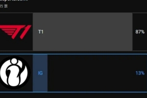 LOL官方發布預測投票：87%的投票者認為T1將擊敗IG
