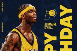 你認識這個奧尼爾嗎？步行者官方祝名宿小奧尼爾47歲生日快樂