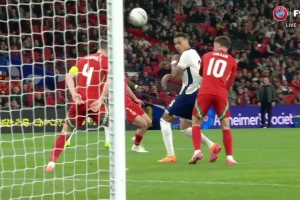 精彩！薩卡爆射世界波直入死角！英格蘭20分鐘3-0領先威爾士